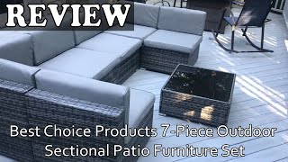 Best Choice Products 7-Piece Outdoor Sectional Patio Furniture Set Review - Should You Buy?