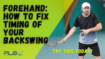Fix Your Forehand Backswing Timing FAST With This Expert Trick | JM Tennis - Pro Tennis Lessons