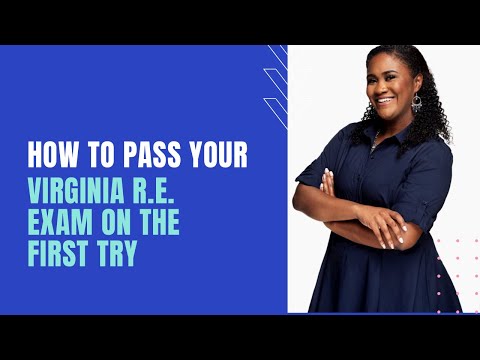How to Pass Your Virginia Real Estate Exam on Your First Try** MUST WATCH!!