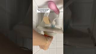 How to Insert a Tampon | helpful demonstration of applicator tampon #shorts
