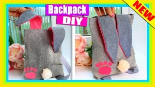 Diy Backpack No Sew Tutorial Easy Old Jeans Transform Hare