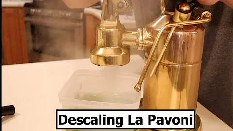 How to | Descaling La Pavoni Pro Manual Espresso Machine | Lever Espresso