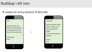 Träna på att läsa sms (SFI)