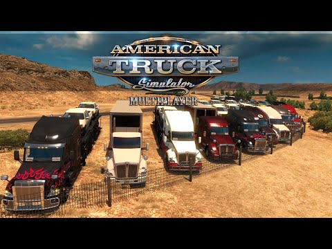 American Truck Simulator Multiplayer Nevada'da İlk Konvoy! #1 (ATSMP)