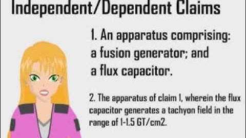 Independent and Dependent Claims
