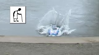 Nikko VaporizR RC Amphibious Car in the duck pond