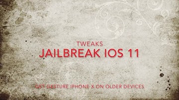 Tweak Jailbreak IOS 11.2-11.3.1 Get iPhone x Gesture On Older Devices