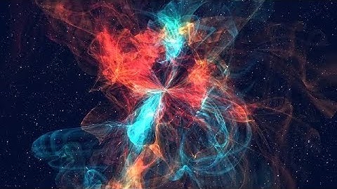 Colorful Nebula In Space Stock Motion Graphics