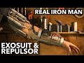 Real iron man repulsor  exosuit hho combustion chamber powered with electrolyzer