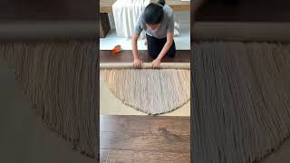This is how I pack my boho macrame yarn wall hanging home decor ideas diy easy packing macrame