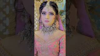 Beautiful Transformation| Bridal Makeup| Elegant jewelry| pretty dress youtubeshorts shortvideos