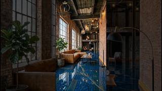 An industrial loft apartment