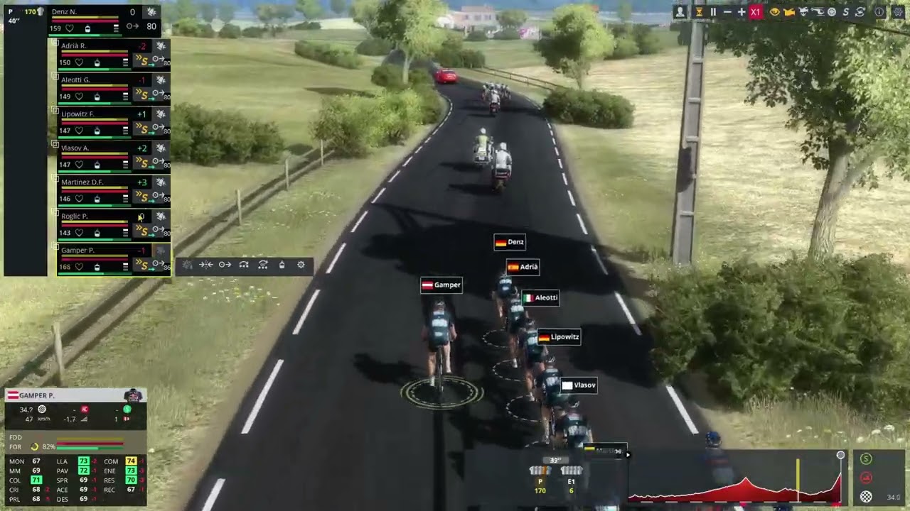 PRIMOZ ROGLIC en el ALTO de MONCALVILLO | PRO CYCLING MANAGER 2024
