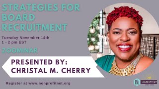 Strategies for Board Recruitment