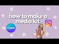 How to Make a Media Kit on Canva // Microinfluencer advice