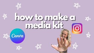 How to Make a Media Kit on Canva // Microinfluencer advice