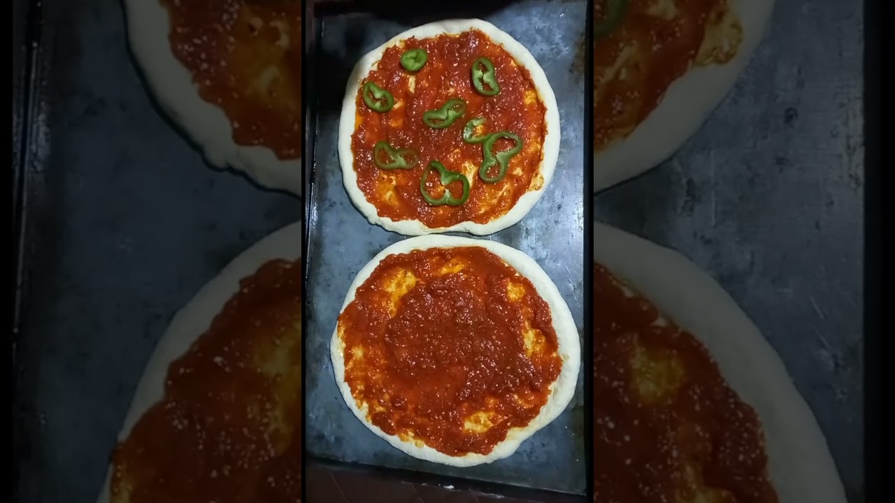 بيدزا على طريقتي أسهل طريقة للتحضير البيتزا 🤭