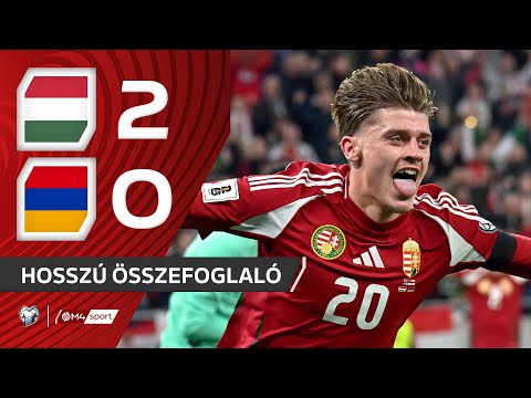 Vb-selejtező: Magyarország–Örményország 2–0 | hosszú összefoglaló