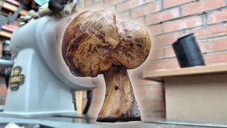 The Mushroom Cloud Burl - woodturning project