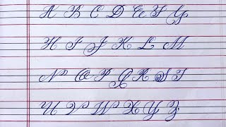 Stylish Cursive Writing For Beginners | Modern Cursive A to Z | A to Z Alphabets | Fancy Letters