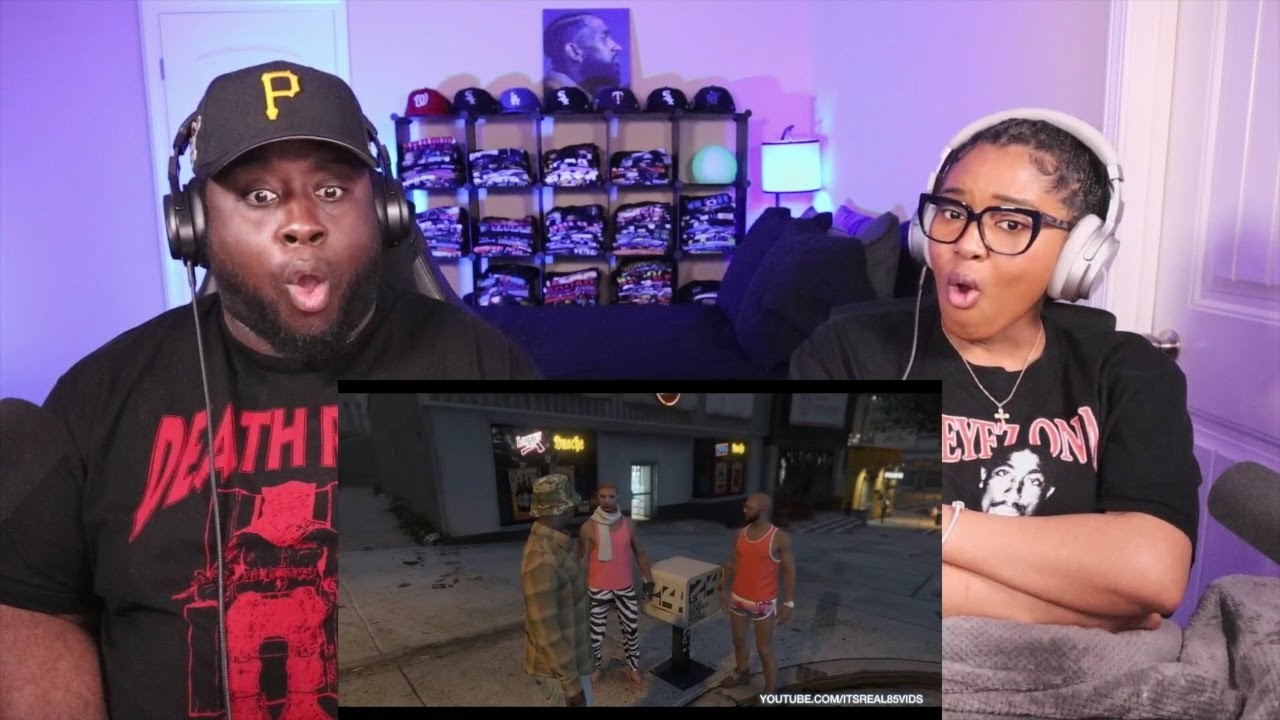 Kidd and Cee Reacts To Crackhead Carl Pt 2 GTA 5 SKIT BY ITSREAL85VIDS