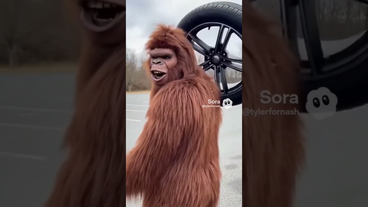 Bigfoot Plays a Prank on Karen Coworker and Steals Her Tires at Work 😂
