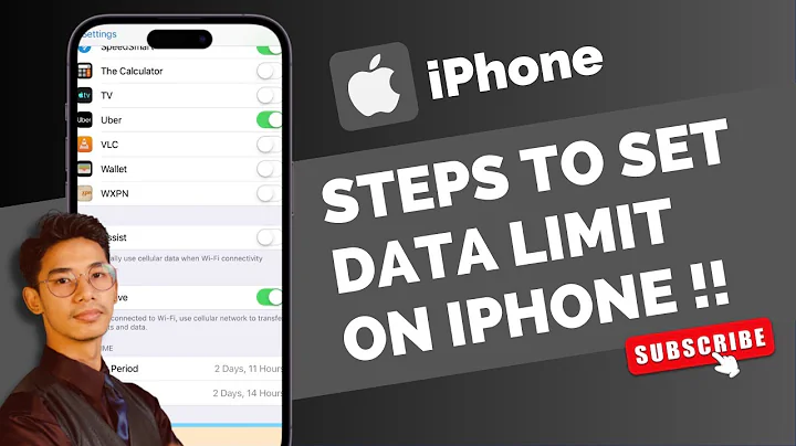 How to Set Data Limit on iPhone !