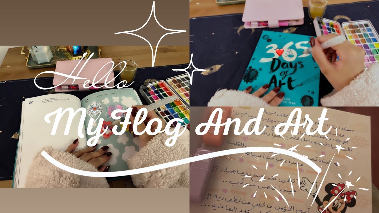 تعالو نرسم على كتاب الأرت🎨😍ومعلومات عني❤️🧸