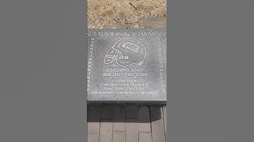 1988 NAIA Division 1 National Championship Runner Up Bench at Adams State University