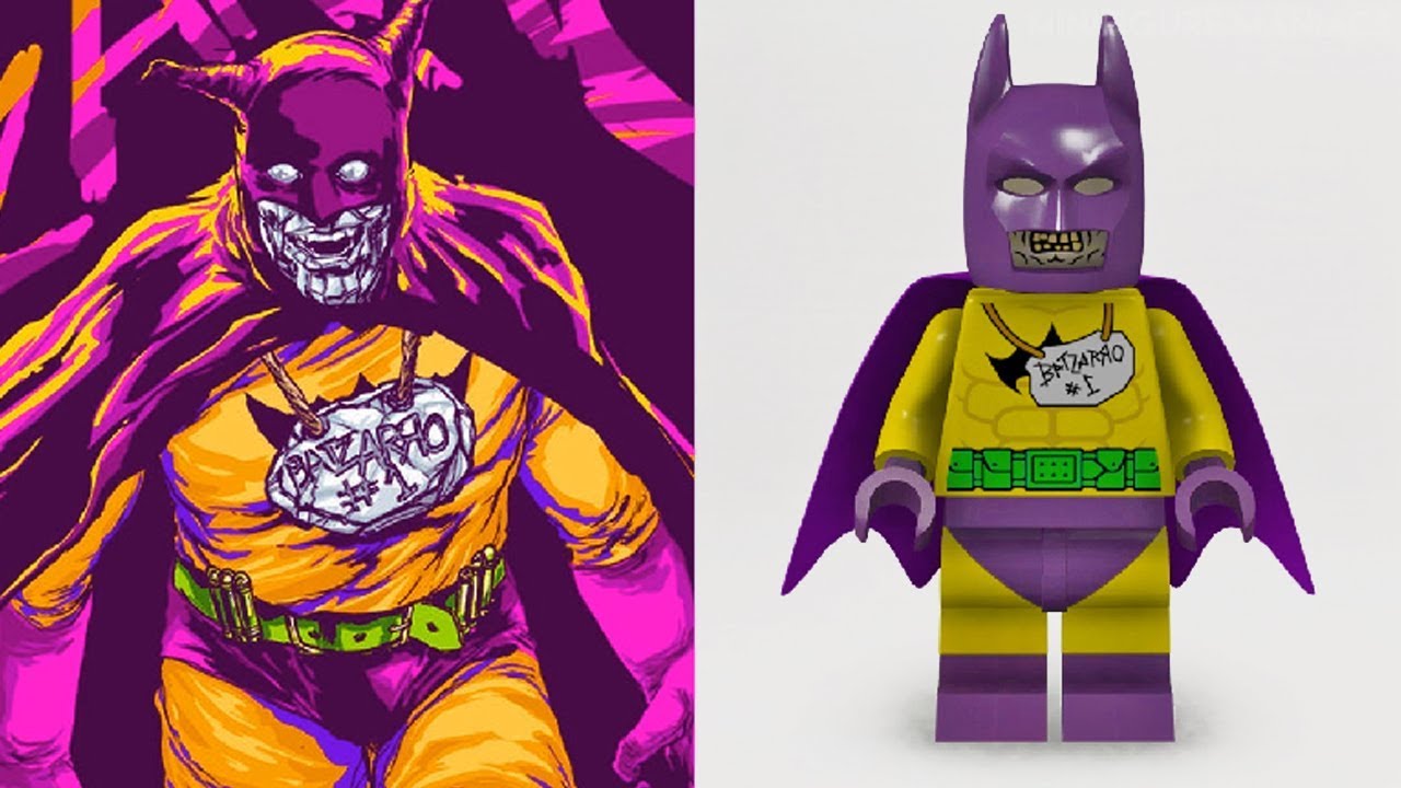 LEGO BIZARRO BATMAN & MORE - Minifigures VS Movies & Comics - YouTube