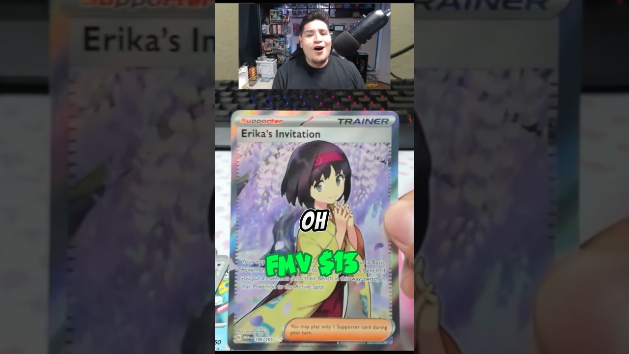 Opening Pokemon 151 Until We Pull Charizard! Erika’s Invitation Trainer Card Full Art Supporter 