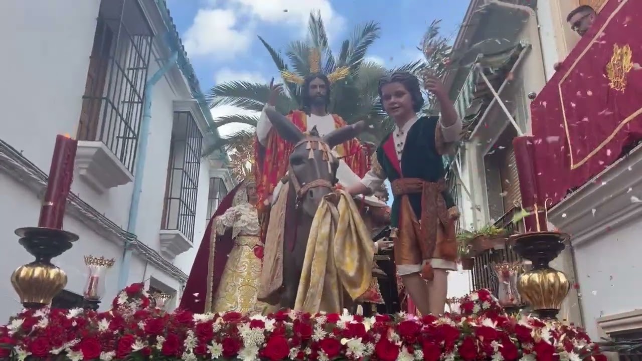 Calle “Los Espejos”- La Borriquita 2025 - Fernán Núñez (Córdoba)