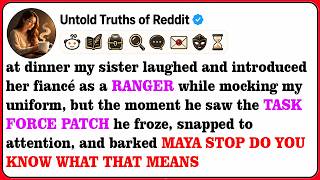 My Sister Laughed at Dinner “Meet My Fiancé, a Ranger ” She Mocked My Uniform… Then He Saw It