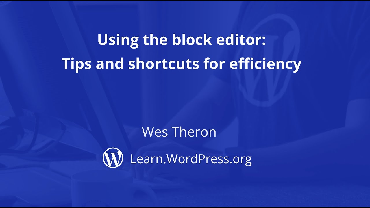 ⁣Using the block editor: Tips and shortcuts for efficiency