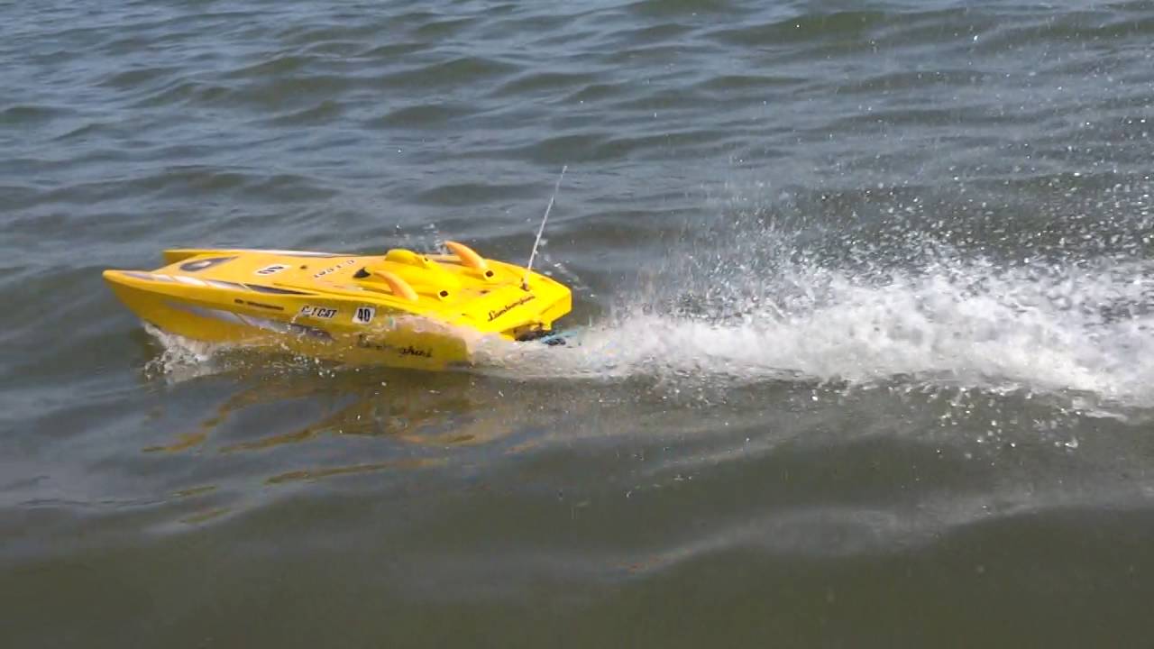 Kyosho C1 CAT R/C model boat YouTube