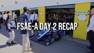 FSAE-A Day 2 Recap
