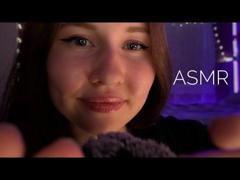 ASMR~Super Tingly Up-Close Trigger Words With Hand Movements For Guaranteed Sleep😴 (semi-inaudible)