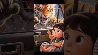 Family Rescue on Lion By Police #viralvideo #shorts #tredingshorts