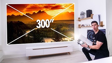 The 300" 4K PROJECTOR SETUP!