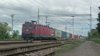 SKG 461-107 ON COSCO CONTAINERS AS TRAIN NUMBER 40762 PASSING STATION Adrovac | 30.04.2024.