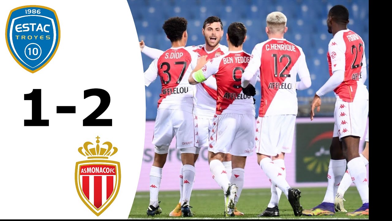 Monaco vs Troyes 2-1 // Highlights & goals