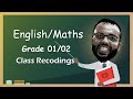 Grade 1/2 English and maths 1/2 ශ්රේණි ගණිතය සහ ඉංග්රීසි Class recording 2021/09/17