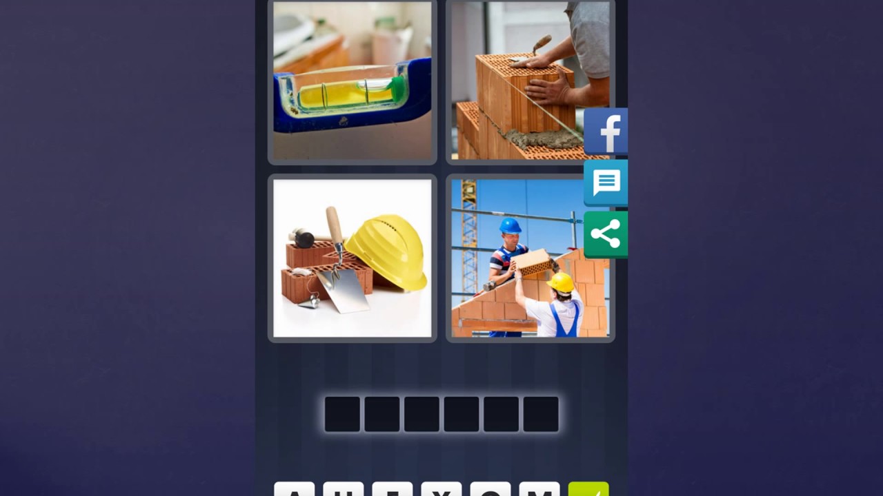 4 Bilder 1 Wort Wasserwaage Brot 4 Bilder 1 Wort Lösung [Wasserwaage, Ziegel, Helm, Maurer] - YouTube