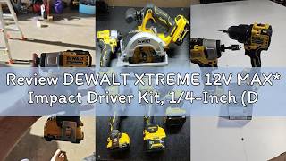 Review DEWALT XTREME 12V MAX* Impact Driver Kit, 1/4-Inch (DCF801F2)