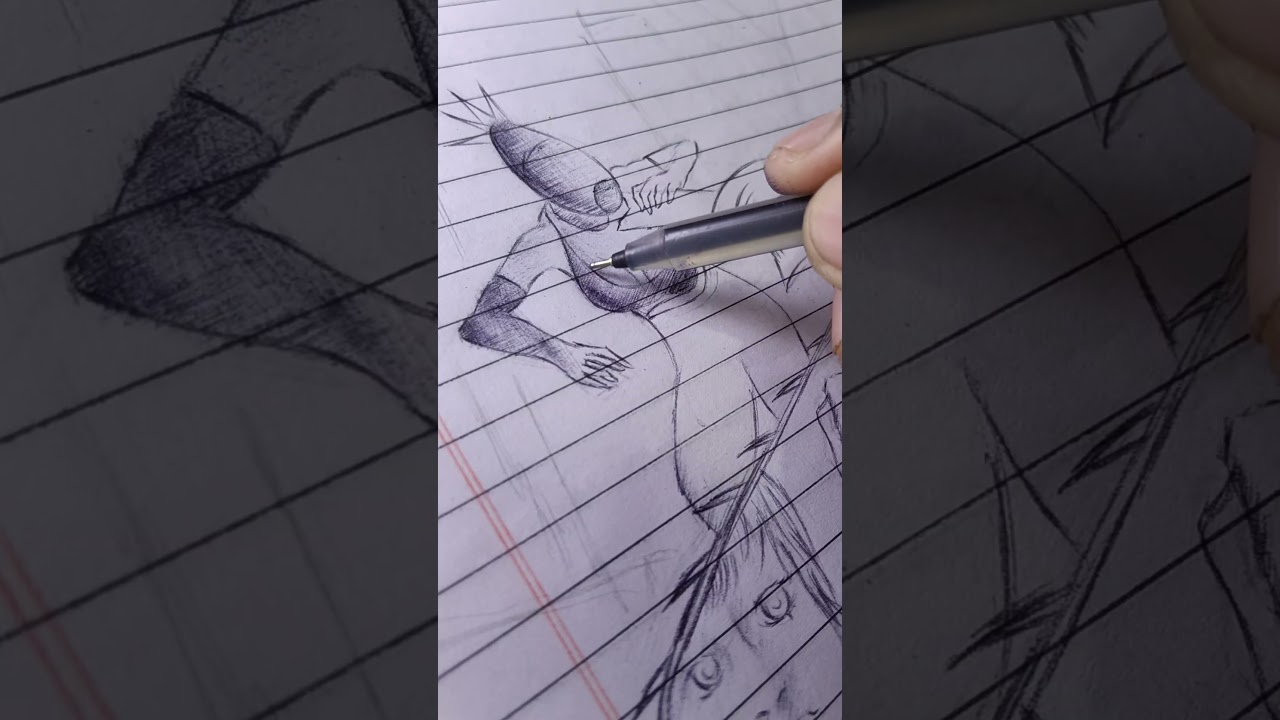 chainsaw Man fighting with another lady 