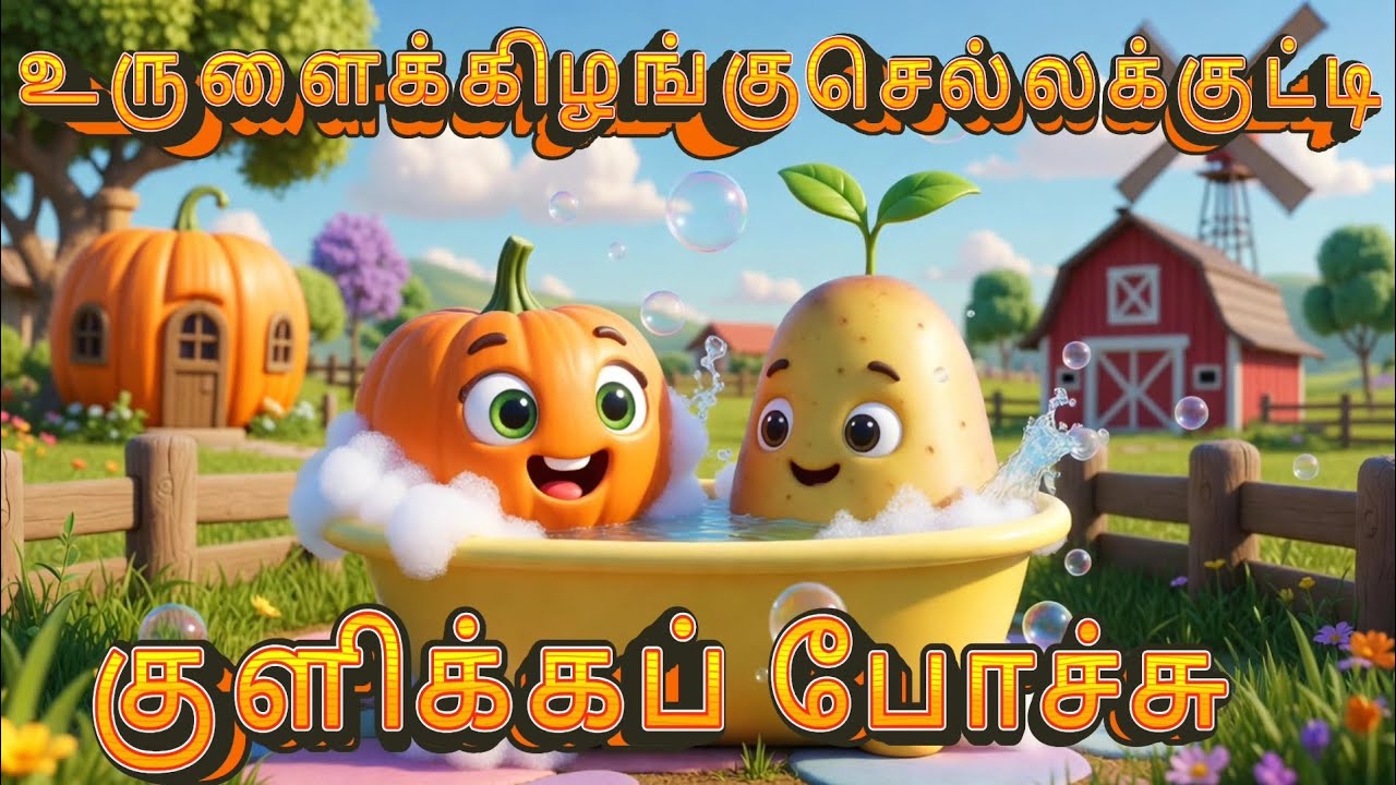 உருளைக்கிழங்கு & பரங்கிக்காய் | Tamil Funny Kids Song | Cartoon Animation