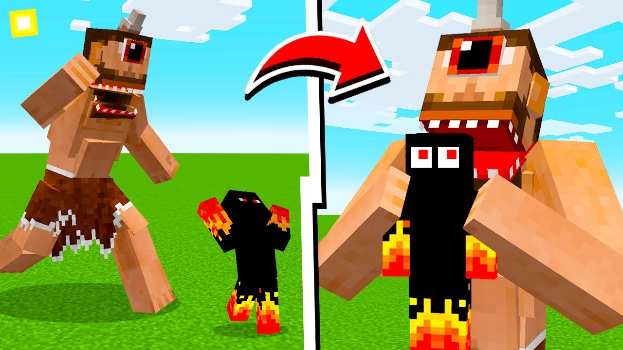 SE VOCÊ NÃO CORRER DO GIGANTE ELE COME VOCÊ NO MINECRAFT
