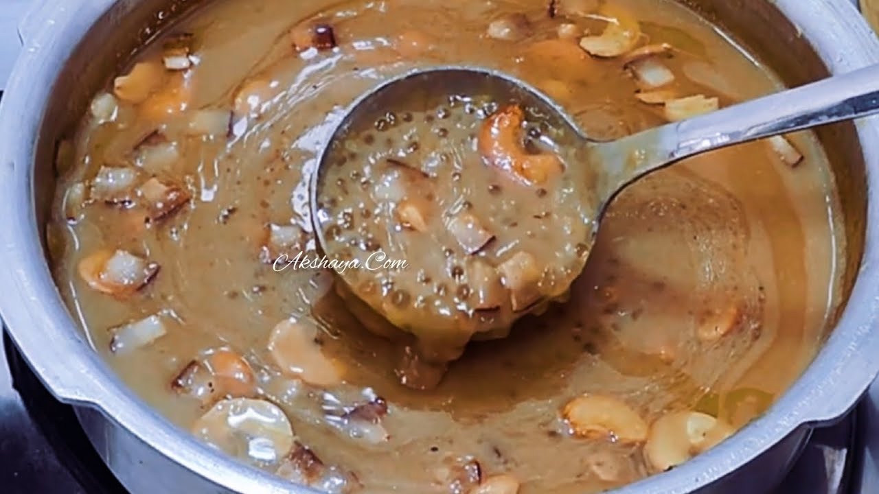 குக்கரில் ரெண்டே விசில் தான் கடைசி சொட்டு வர ஊத்தி ஊத்தி குடிப்பாங்க ஜவ்வரிசி../Pasi Paruppu Payasam