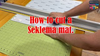 Information How to cut a Seklema Mat. Guide
