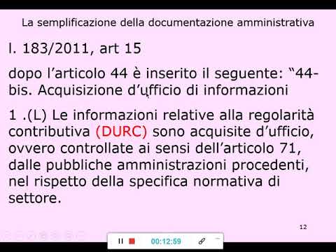 Video: Quali Documenti Riguardano La Normativa